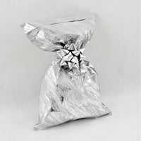 CHRISTMAS Metallic Gift Bags Marble Pattern with Adhesive Strip