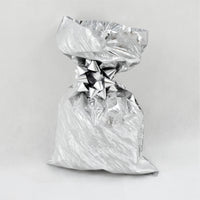 CHRISTMAS Metallic Gift Bags Marble Pattern