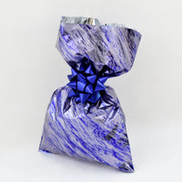 CHRISTMAS Metallic Gift Bags Marble Pattern