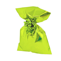 CHRISTMAS Metallic Gift Bags Solid Color with Adhesive Strip