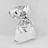CHRISTMAS Metallic Gift Bags Solid Color