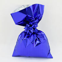 CHRISTMAS Metallic Gift Bags Solid Color