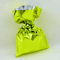 CHRISTMAS Metallic Gift Bags Solid Color