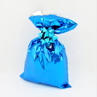 CHRISTMAS Metallic Gift Bags Solid Color