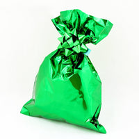 CHRISTMAS Metallic Gift Bags Solid Color