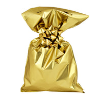 CHRISTMAS Satin Gift Bags Solid Color with Adhesive Strip