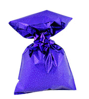 CHRISTMAS Metallic Gift Bags Star Pattern