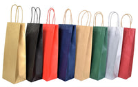 CHRISTMAS Shopper Paper Winebags