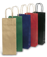 CHRISTMAS Shopper Paper Winebags