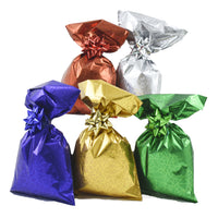 Buste Regalo Metallizzate Confezioni Colori Assortiti con Striscia Adesiva