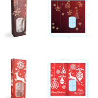 Transparent Bags Square Bottom for Food Heat Sealable