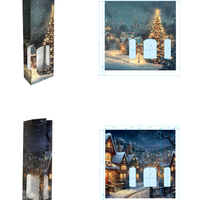 Transparent Bags Square Bottom for Food Heat Sealable