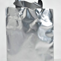 Borse Maniglia Morbida Metallizzate Satinate 100 µm