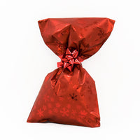 Crystal Pattern Metallic Gift Bags with Adhesive Strip