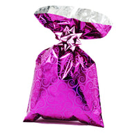 Metallic Gift Bags Floral Fantasy
