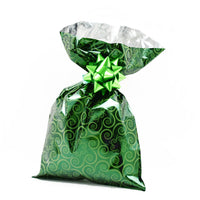 Metallic Gift Bags Floral Fantasy