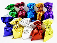 
              Buste Regalo Metallizzate Confezioni Colori Assortiti con Striscia Adesiva
            