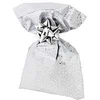 NATALE Buste Regalo Metallizzate Fantasia Stelline
