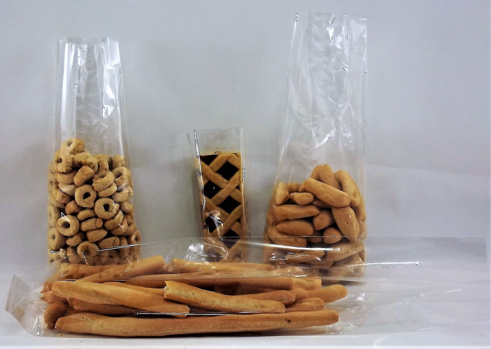 CP2 Transparent Bags Welded Bottom for Food Heat Sealable