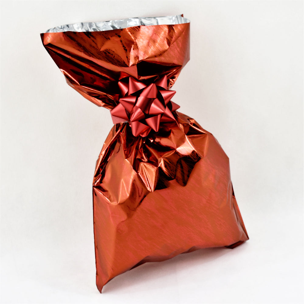 Bolsas de regalo metálicas con estampado de mármol