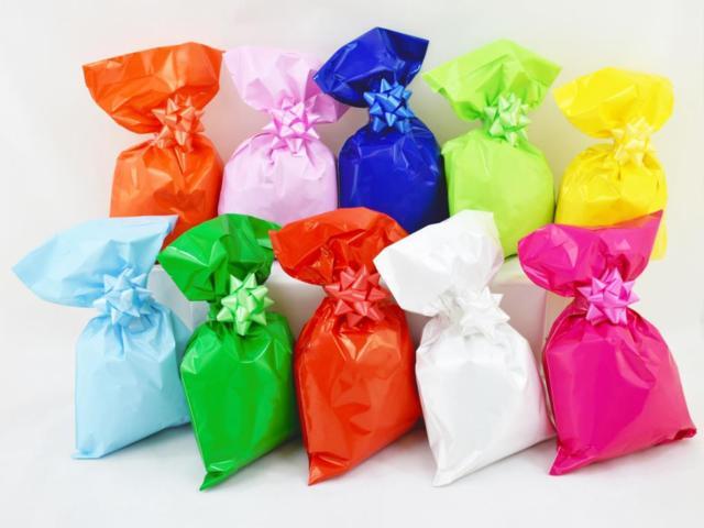 Bolsas de regalo de perlas surtidas con tira adhesiva